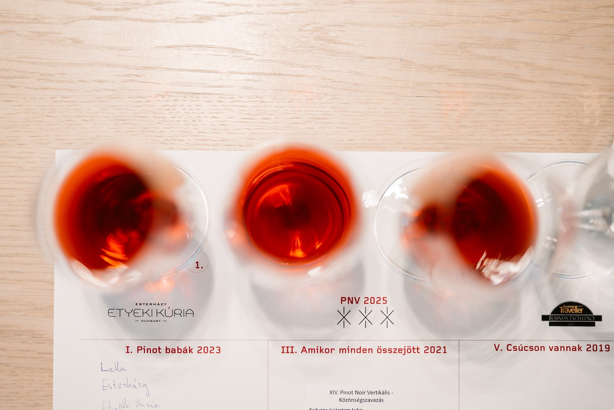 Pinot Noir Vertikális beszámoló 2025